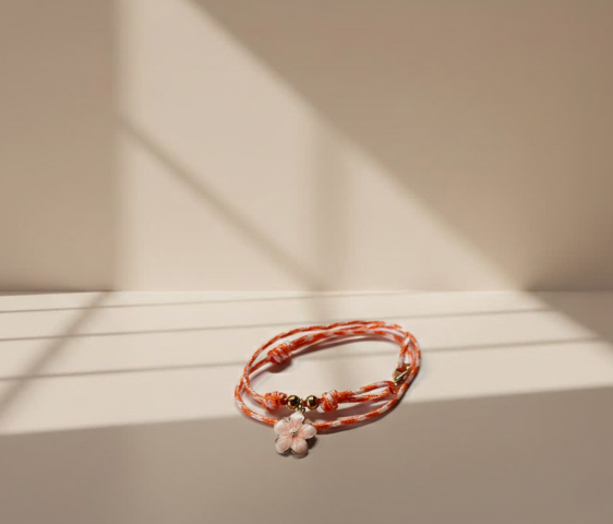 Pulsera Cordón Naranja